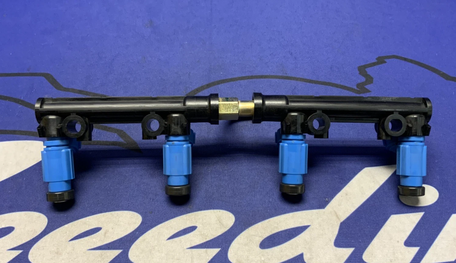 Kawasaki Fuel Rail Assembly With Injectors ZX-6RR 2003-2004 OEM