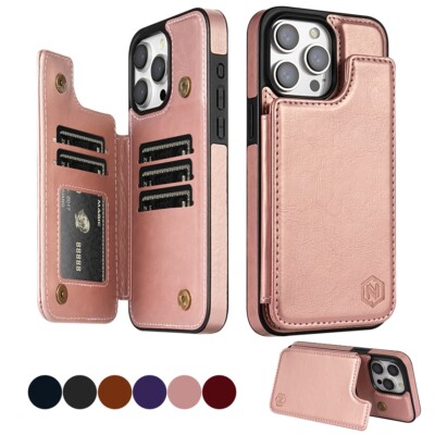 Leather Wallet Card Holder Wallet Phone Case For Iphone 12 Pro Max