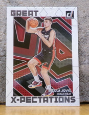 COOL LOOKING PANINI / DONRUSS BASKETBALL CARD GREAT X-PECTATIONS NIKOLA JOVIC