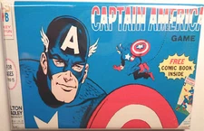 Captain America Board Game Box 2"x3" MAGNET Refrigerator Locker Retro Style 1