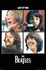 THE BEATLES LET IT BE ALBUM COVER 24x36 POSTER LENNON HARRISON RINGO McCARTNEY!!