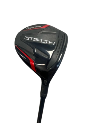 TaylorMade STEALTH 5W 18° Taylormade Stealth #5-18 Fairway, Black & Red Fujikura Ventus