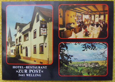 Ansichtskarte Welling, Hotel-Restaurant ''Zur Post ''  (17-22)