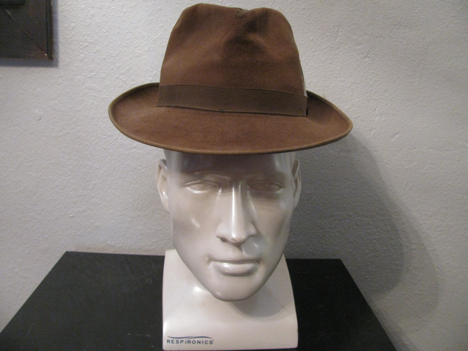 Vintage Adam Fifth Avenue Fedora Hat in Size 6 7/8-image