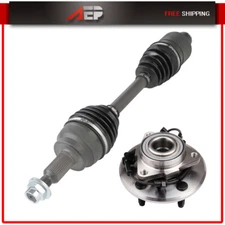 For 2006 2007-2008 Dodge Ram 1500 4WD 1X Front CV Axle Shaft & Wheel Bearing Hub