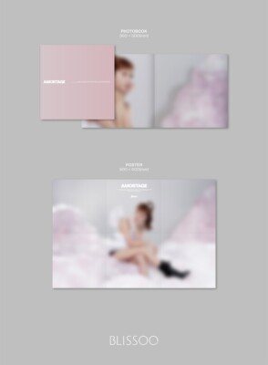 BLACKPINK JISOO AMORTAGE Mini Album VINYL Ver/LP+Sticker+Photo