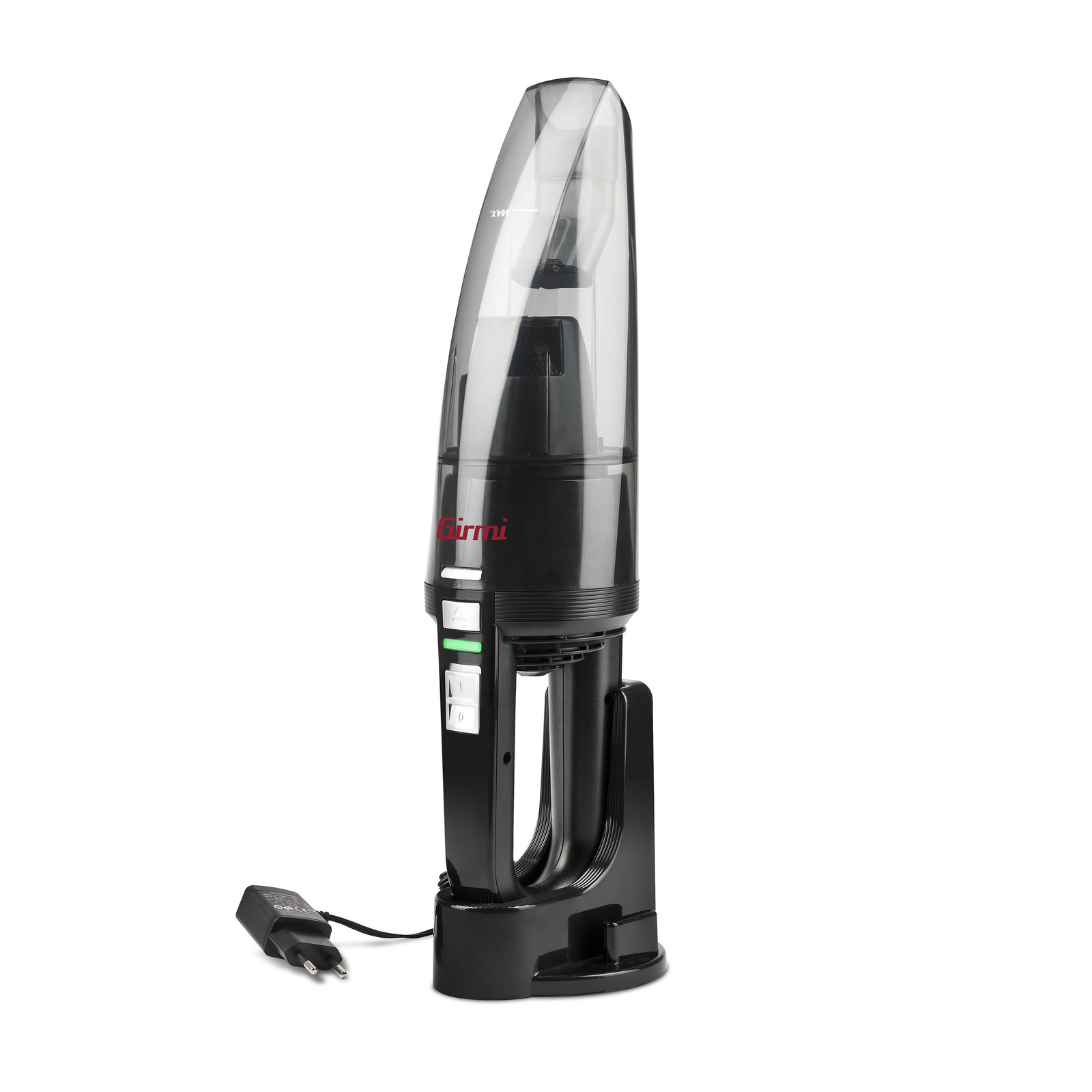 Design e Pulizia: Girmi AP16 Aspirapolvere Cordless 40W - Bianco/Rosso - 2