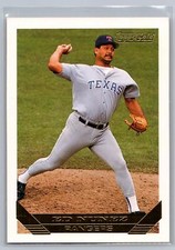 1993 Topps Gold Card #19 Edwin Nunez Texas Rangers Cards