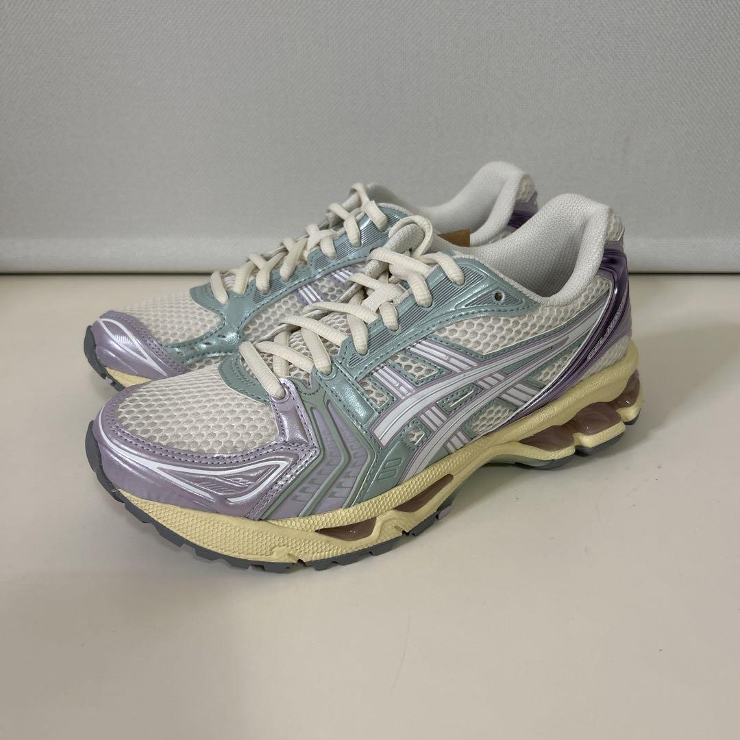 ASICS Sports Style Shoes GEL-KAYANO 14 Cream Dusk Violet 1203A537 
