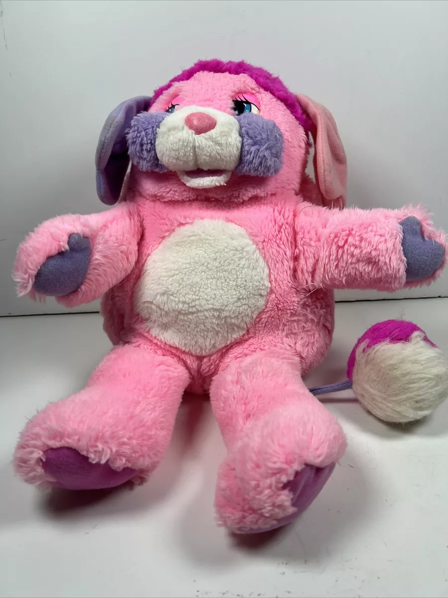 Vintage Popples Party pink purple 1984 plush Super clean