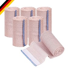 Elastische Kompressionsbinden 6er Set, Wiederverwendbar, Für Sportverletzunge...