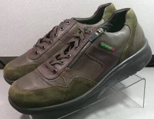 AMORY MMMPF70 MEN SHOE 11 M (EURO 10.5) BROWN NUBUCK SNEAKER BY SANO BY MEPHISTO