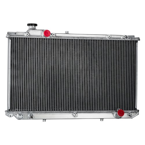 3 Row Radiator For 1998-2005 Toyota Aristo JZS161 2JZ-GTE / LEXUS GS300 GS400 MT - Picture 2 of 11