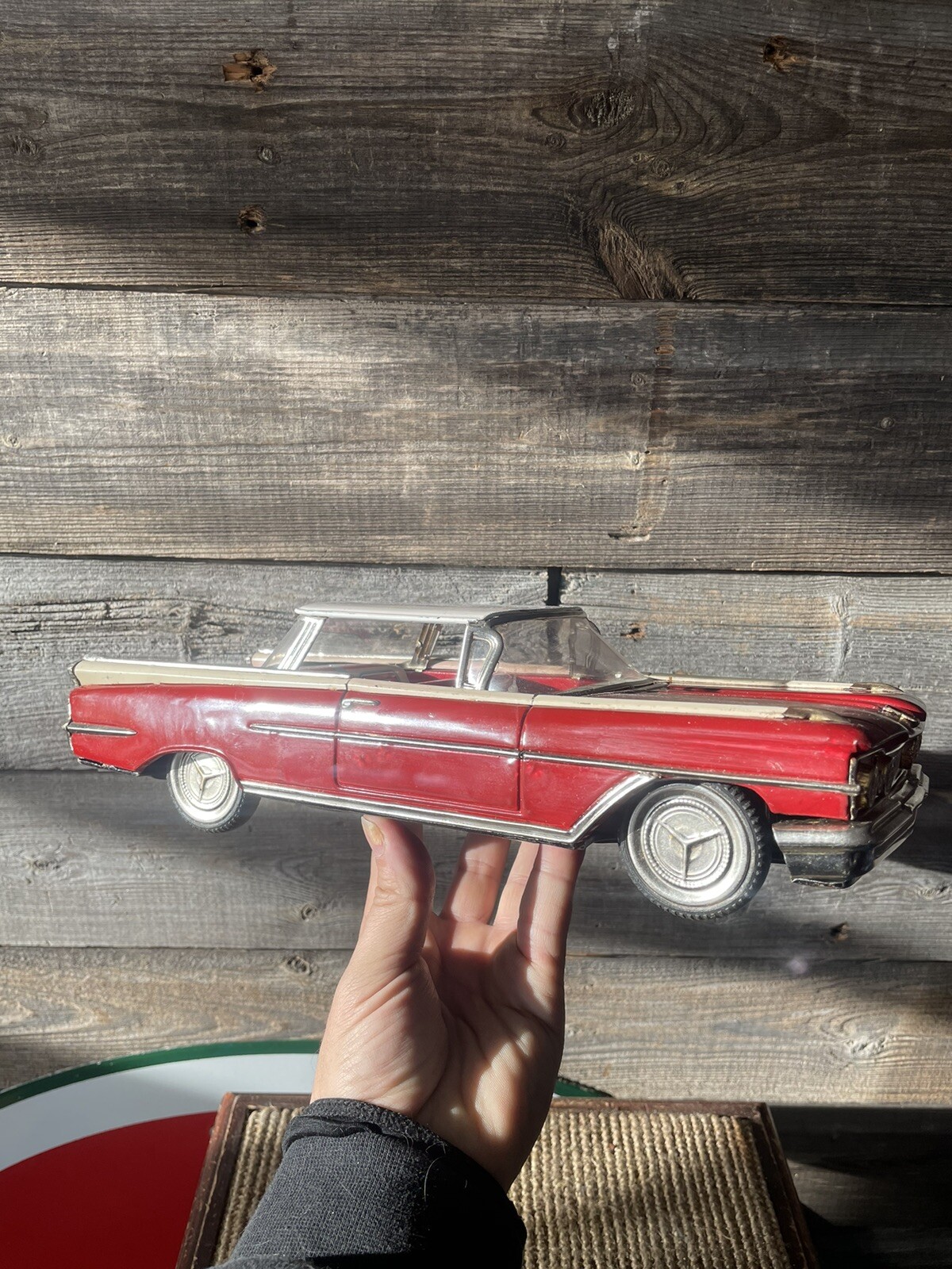 Vintage Tin Toy Car Made In Japan Oldsmobile 13 inch | eBay