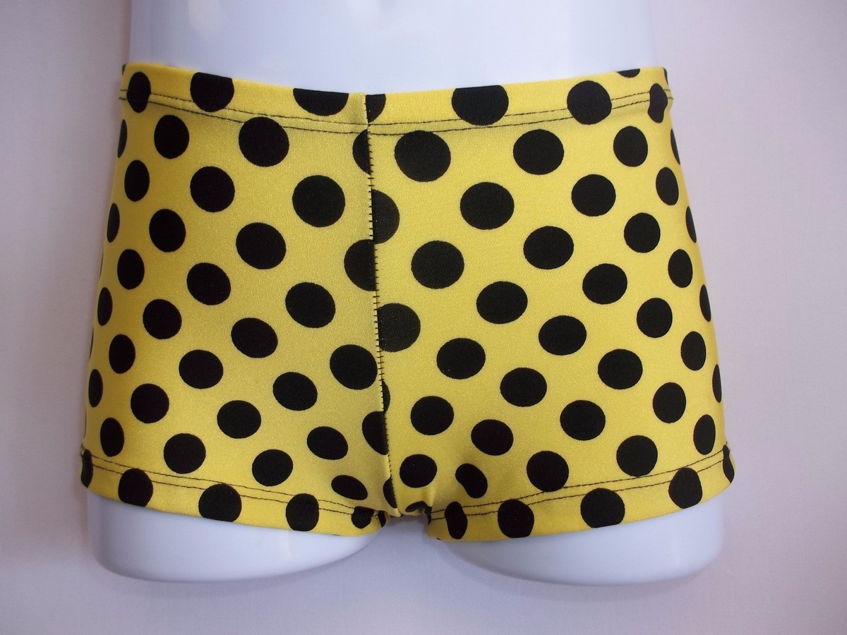 Polka Dot Booty Shorts, 17 colors Dance, Cheer, Costumes, Cosplay, Pole,  Adult