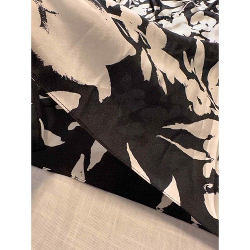 Ralph Lauren schwarz-weiß S, 100 % Seide Blumenbluse-L - Bild 4 von 11