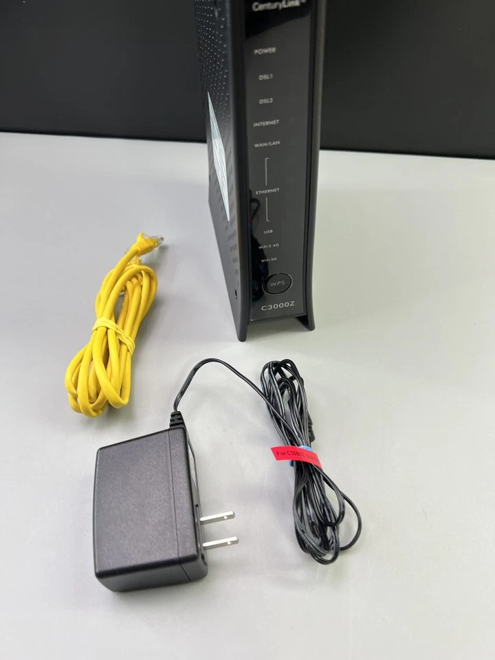 CenturyLink C3000Z Zyxel Bonded 2.4 & 5ghz Wireless WiFi Modem Router TESTED - Image 2 of 4