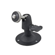 CCTV Camera 4.5cm Round Base Black Metal Mount Stand