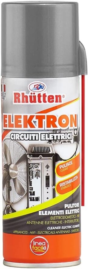 RHUTTEN ELEKTRON PULITORE  ELEMENTI ELETTRICI DISOSSIDANTE SGRASSANTE SPRAY