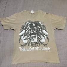 Bob Marley Vintage Lion of Judah Tshirt Size XL Rasta Wear 2000 LTD Jamaica