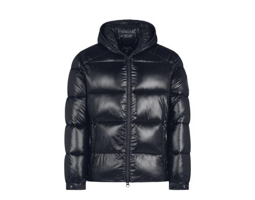 Save The Duck Luck Quilted Hooded Puffer Black Men's Jacket D3128M-LUCK9-01 - XL