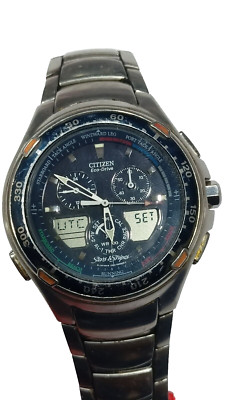 C660-T000628 CITIZEN ECO-DRIVE STAR & STRIPES AMERICA'S CUP MEN'S WATCH JC3-3