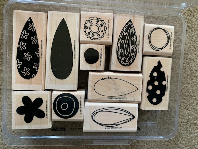 STAMPIN' UP PICK A PETAL 11 SCRAPBOOKING CRAFTING RUBBER