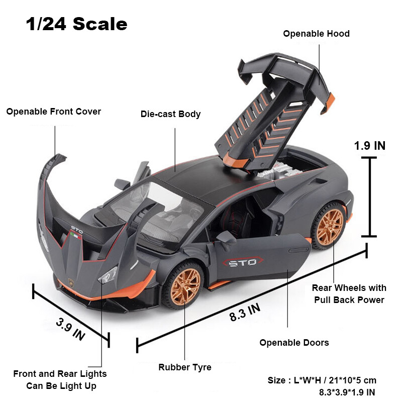 Lamborghini HURACAN STO Radiocommandée 1/24° - Voitures radiocommandées/Radiocommandés Echelle 1