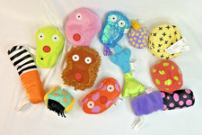 VG CONDITION ZOLO KUSHIES Beanstax stacking BEANBAG SENSORY Set of 12 