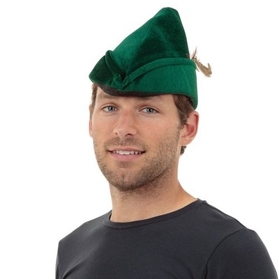 Bristol Novelty BH531 Robin Hood Hat Soft Felt, unisex-adult, Green, One Size 1 