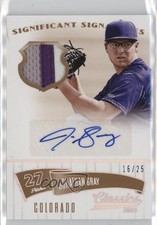 2014 Panini Classics Gold Jerseys Prime 16/25 Jon Gray Jonathan #42 Auto 1sd2