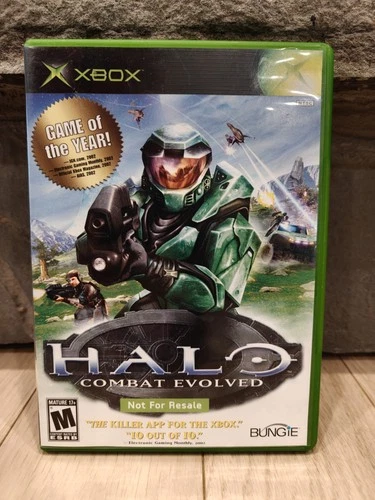 Halo: Combat Evolved (Microsoft Xbox, 2001) Tested, Authentic CIB Not For Resale
