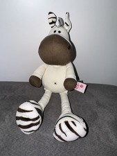 Nici Zebra weiß cremefarben - ca. 29 cm
