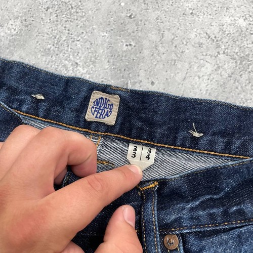 Indigofera Nash 29 Handdip Selvedge Jeans Blue Size W32 L33 - Picture 8 of 24