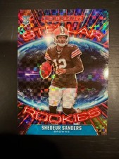2025 Panini Rookies & Stars - Stellar Rookies Shedeur Sanders #1 Red Plaid (RC)