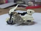 Vintage 1984 Bandai Gobots Transformer Robot Harley Motorcycle Rare White