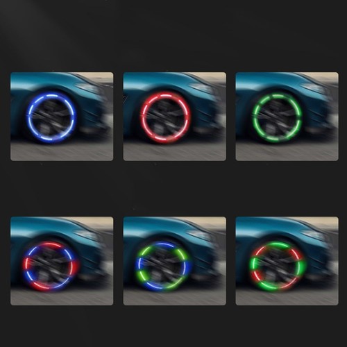 For Motorcycle and Car RGB LED Lights for Tire Valves with Vibration Sensor - Picture 8 of 12