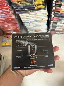 🔥 Official Sega Dreamcast Clear Black VMU HKT-7000 Memory Card BRAND NEW!  🔥