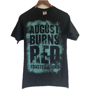 August Burns Red Band Tee Constellations T-Shirt Black Metalcore 2009 Emo Y2K