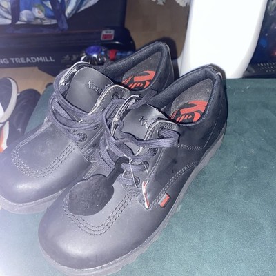 Kickers Unisex Low Core Leder Schulschuhe, Schwarz UK 5,5 EU 39
