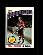 Guy LaFleur 1976-77 Topps #163 Montreal Canadiens (CREASED & SOFT CORNERS)