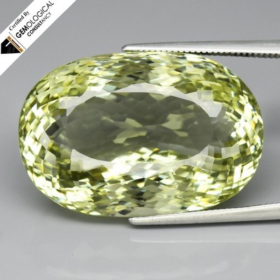  GCI CERTIFIED 46.54ct VVS Natural Heliodor Beryl - Exceptional Collector s Gem