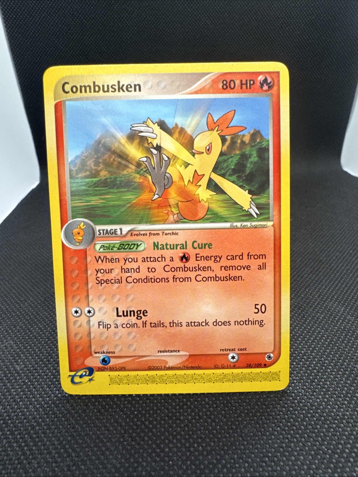 Combusken 28/109 Ruby and Sapphire Pokemon TCG NM