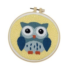 Stanznadel Stickset  Stickerei Stickvorlage Stickpackung mit Stickrahmen und