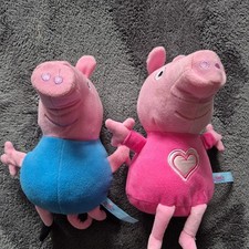 Peppa pig & George pig soft toys