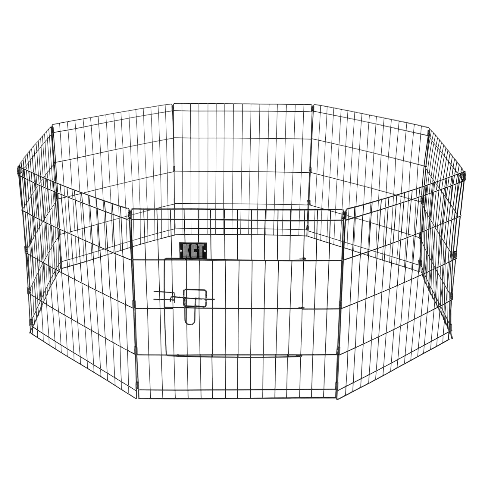 MEDIUM PET PUPPY WIRE PLAY PEN CAGE ANIMAL RABBIT RUN 8 SIDED METAL INDOOR