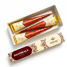 Henna Cones, Dark Brown Color, Pack of 3X 30G