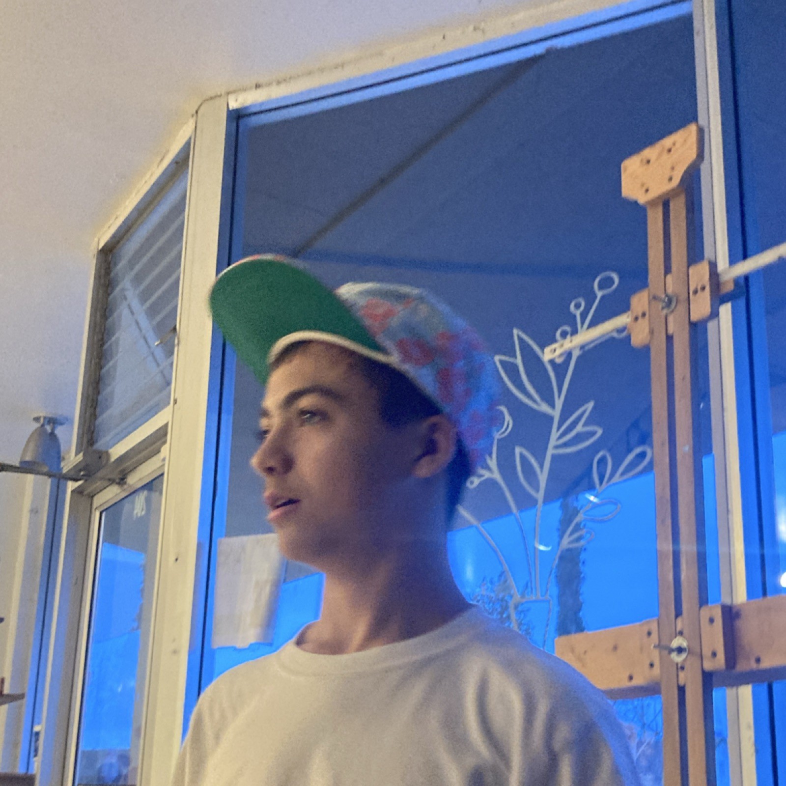 Abstract Pattern Snapback Hat Adjustable Multicol… - image 2