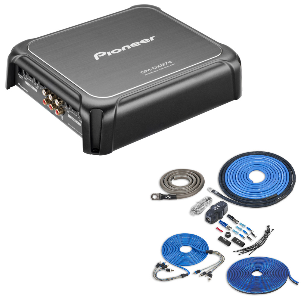 Pioneer GM-DX874 600W RMS Class-D 4-Channel Amplifier with Amp Kit 5149000₽