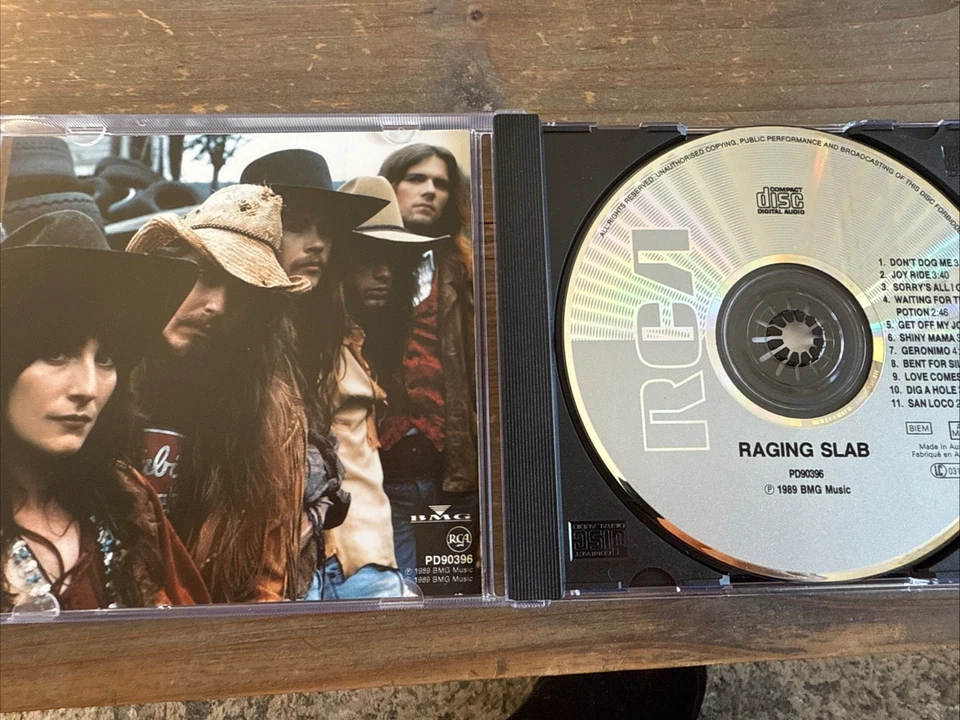 RAGING SLAB - Same (1.Press 1989) Little Caesar / Lynyrd Skynyrd / MOLLY HATCHET - Bild 3 von 3